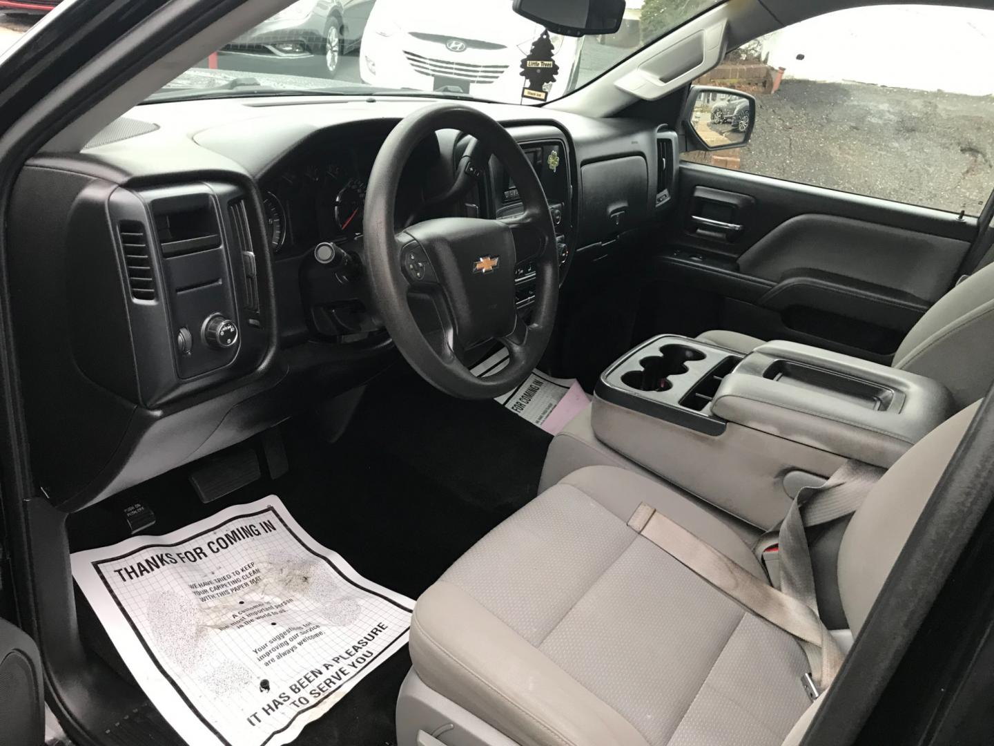 2014 Black /Black Chevrolet Silverado 1500 1500 Double Cab (1GCRCPEH9EZ) with an 4.3 V6 engine, Automatic transmission, located at 577 Chester Pike, Prospect Park, PA, 19076, (610) 237-1015, 39.886154, -75.302338 - Photo#11